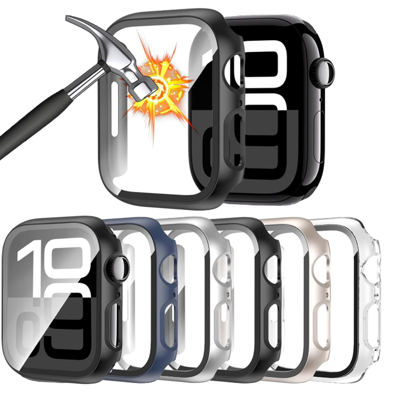 Iwatch Smartwatch Series 7 - Vetro temperato + custodia per Apple