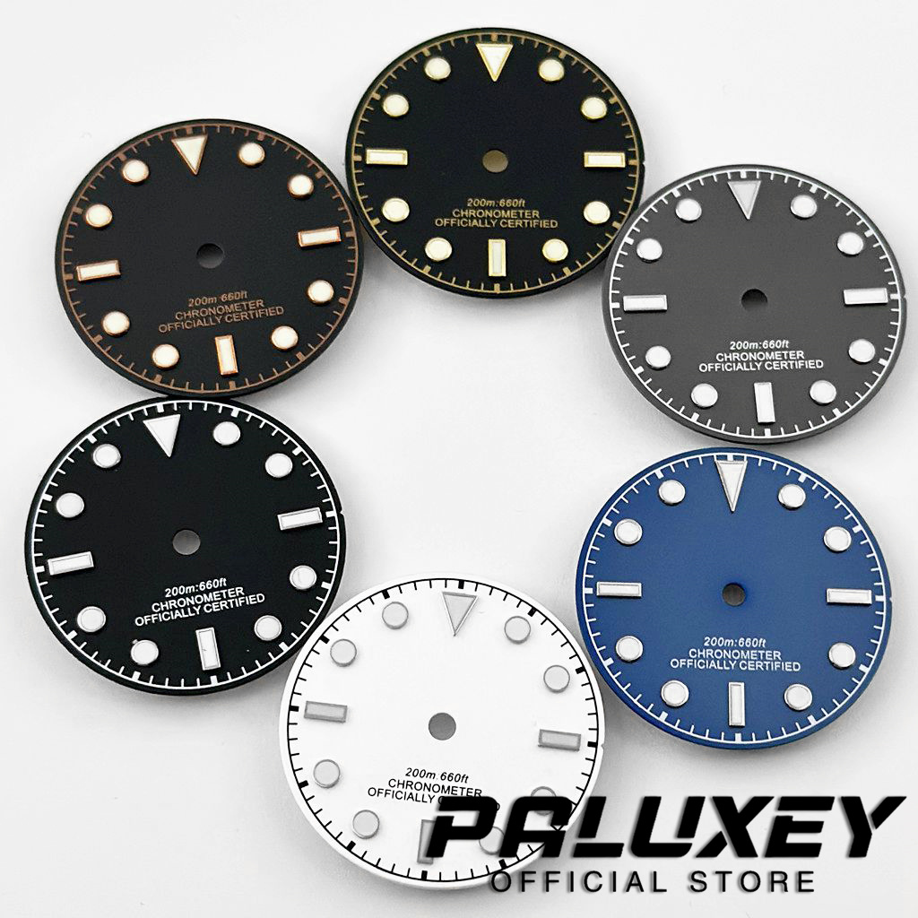 Luminous Dial Face - BB58 29mm Sterile Nero Grigio Quadrante