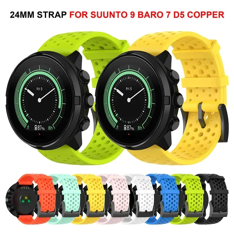 Fossil Watches Smartwatch Hybrid - Cinturino in silicone da 24 mm