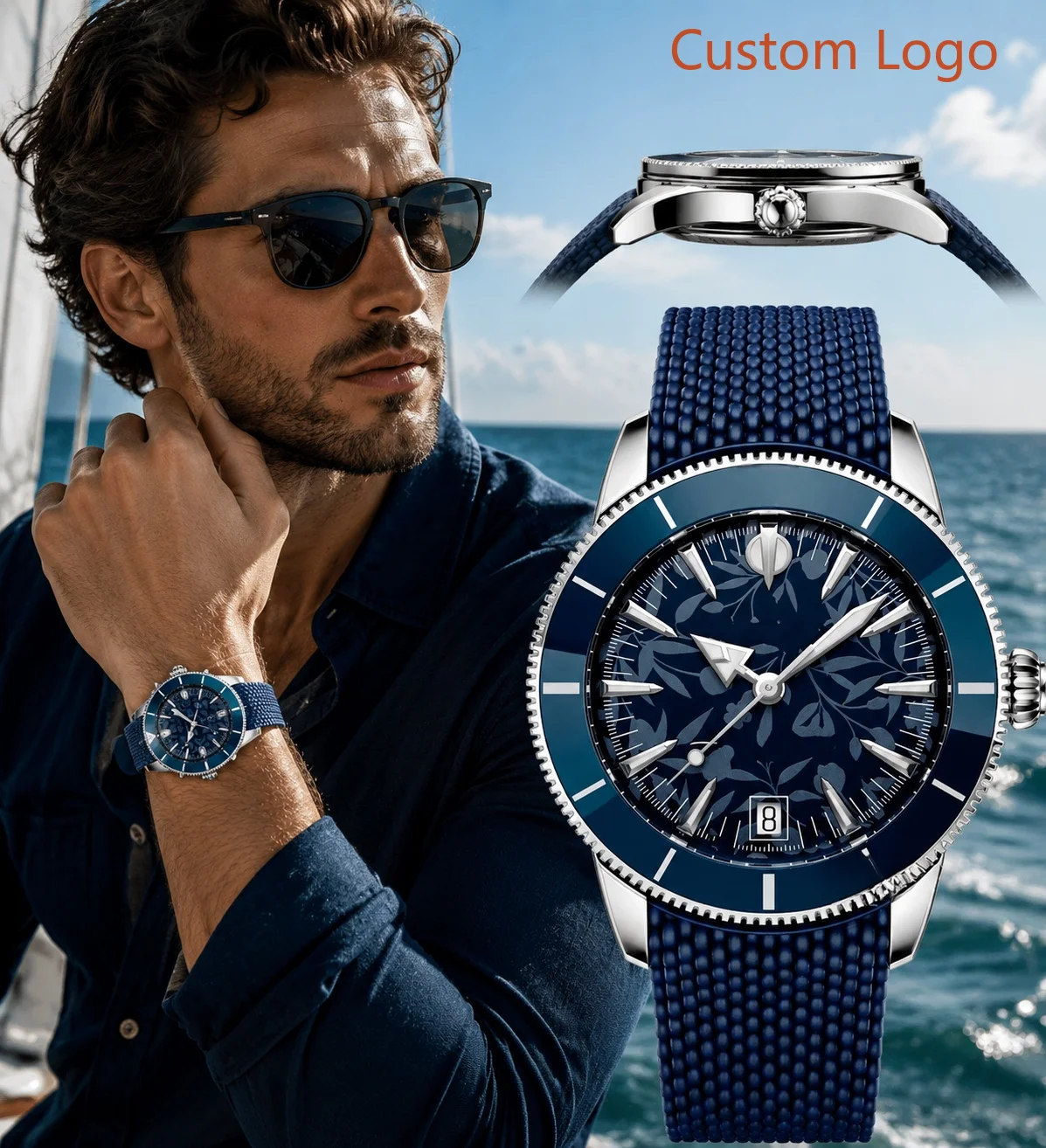 Waterproof Diving Watch - Orologio Automatico da Immersione da Uomo