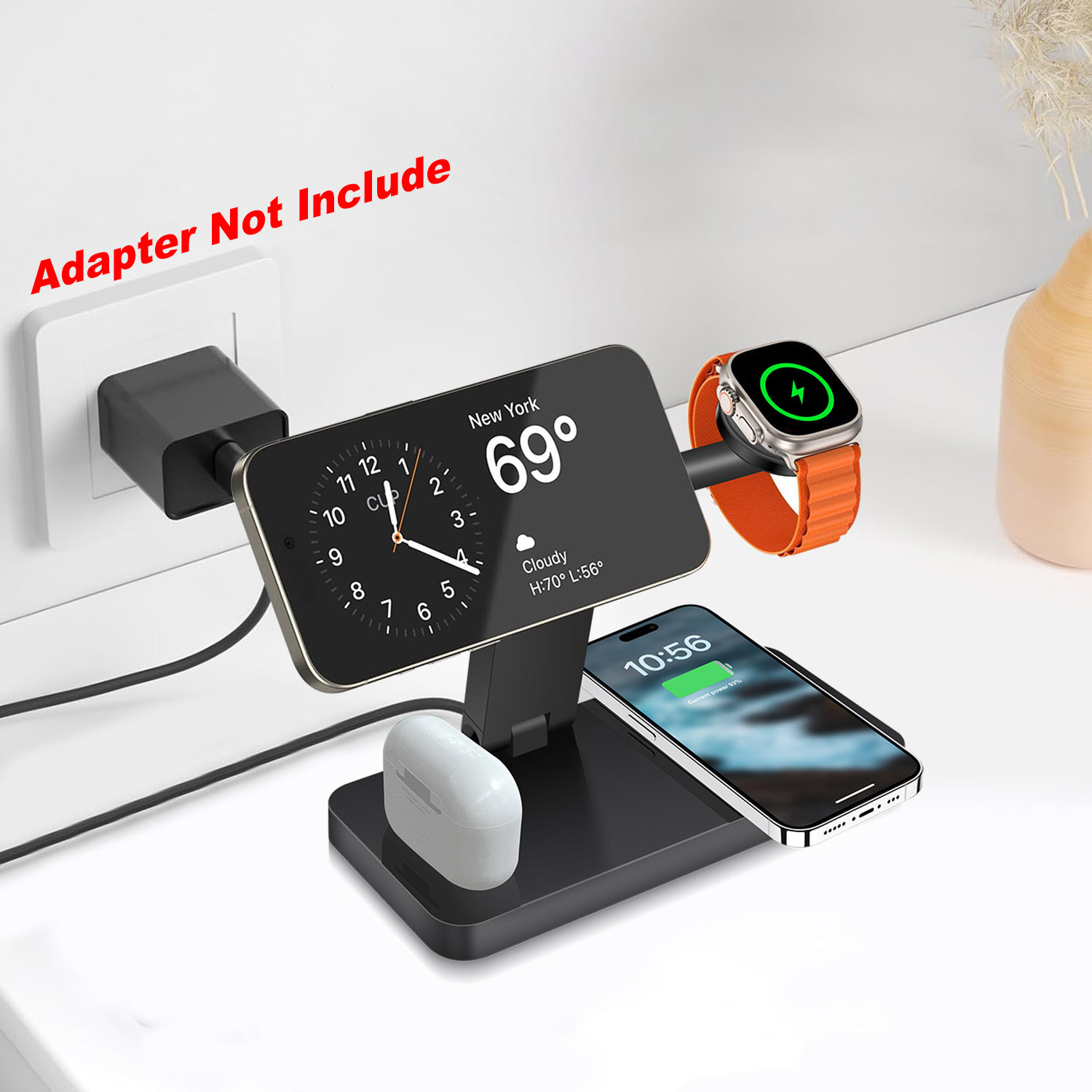Smartwatch Apple Watch - Caricatore Wireless Magnetico 4 in 1