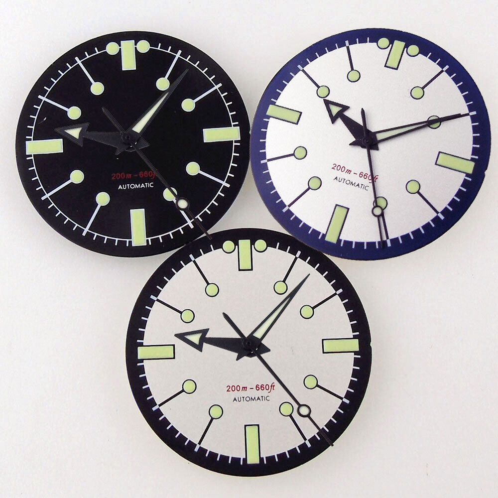 Luminous Dial Face - Quadrante sterile beige/nero da 31 mm