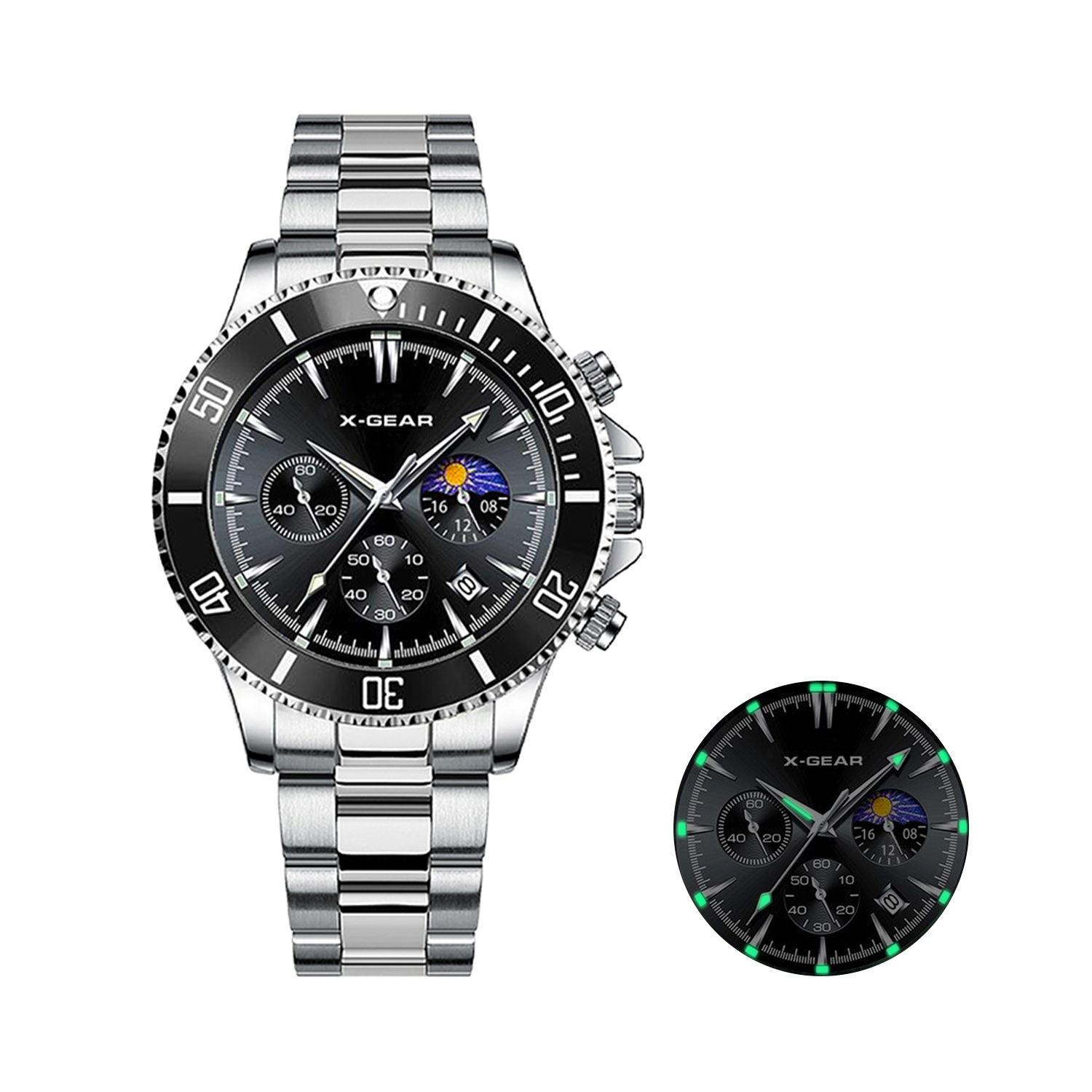 Smartwatch Luxury Watches - Orologio da Polso X-GEAR da Uomo,