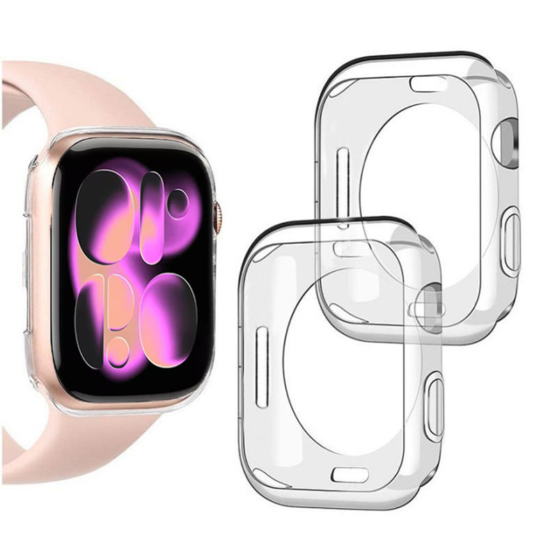 Iwatch Smartwatch Series 7 - Custodia in silicone per Apple Watch