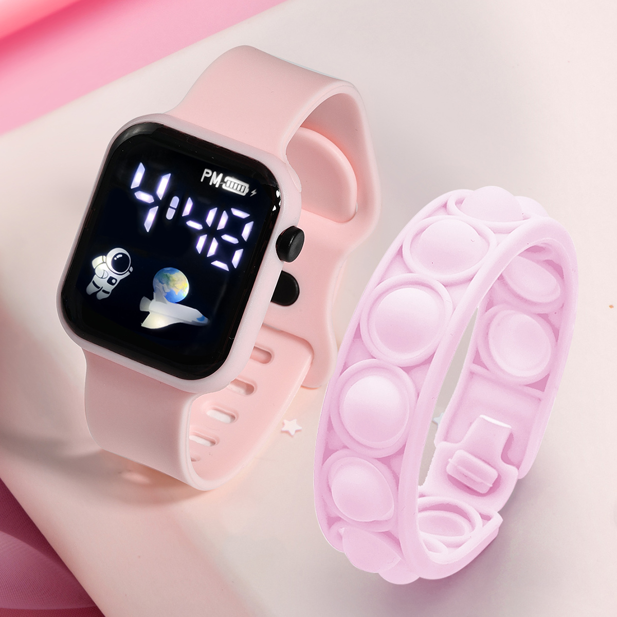Smartwatch Watches For Girls - Braccialetto per orologio intelligente per bambini