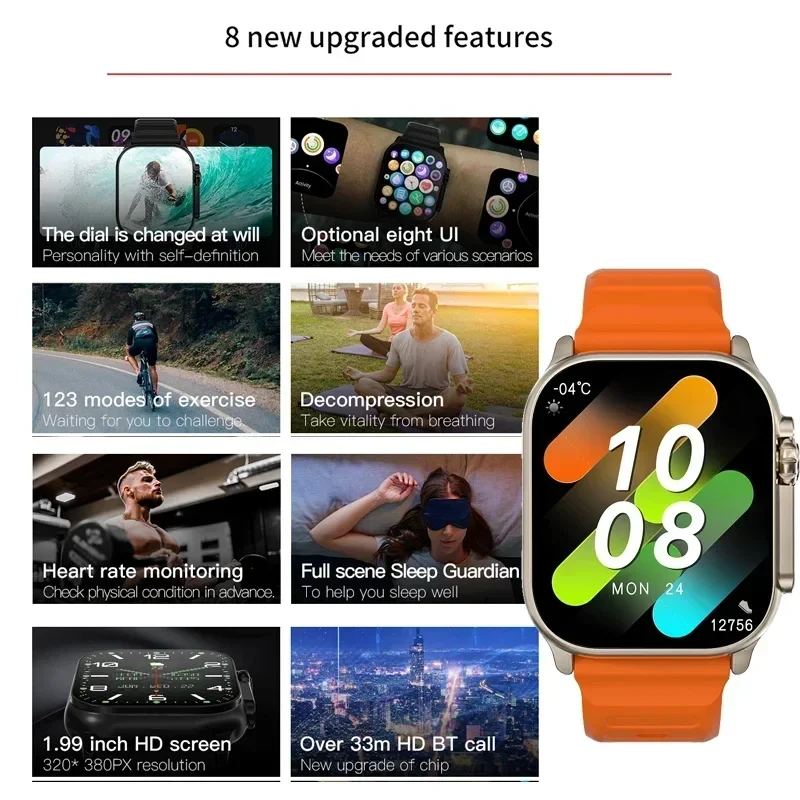 Nuovo Smartwatch T10 Ultra 49m - Smartwatch Watches For Girls recensione e prezzo
