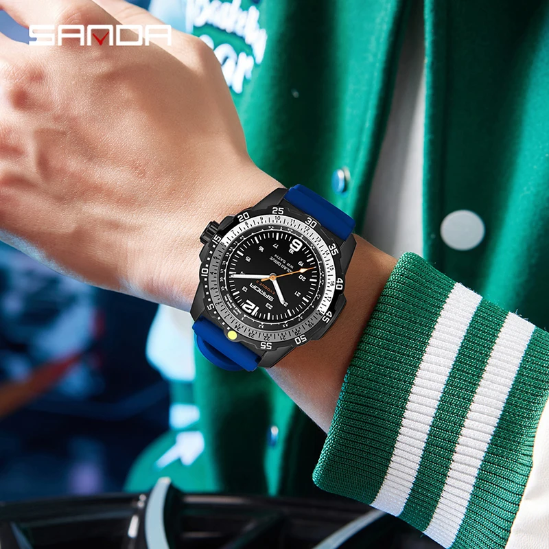 SANDA Nuovo orologio da uomo d - Solar Powered Watch recensione e prezzo