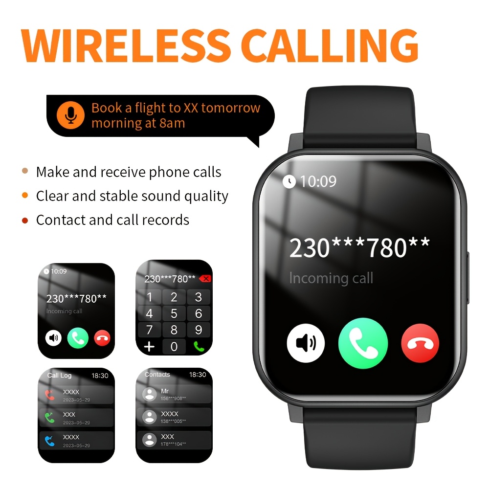 Schermo quadrato HD da 1,83 po - Smartwatch Watches Wallpaper recensione e prezzo