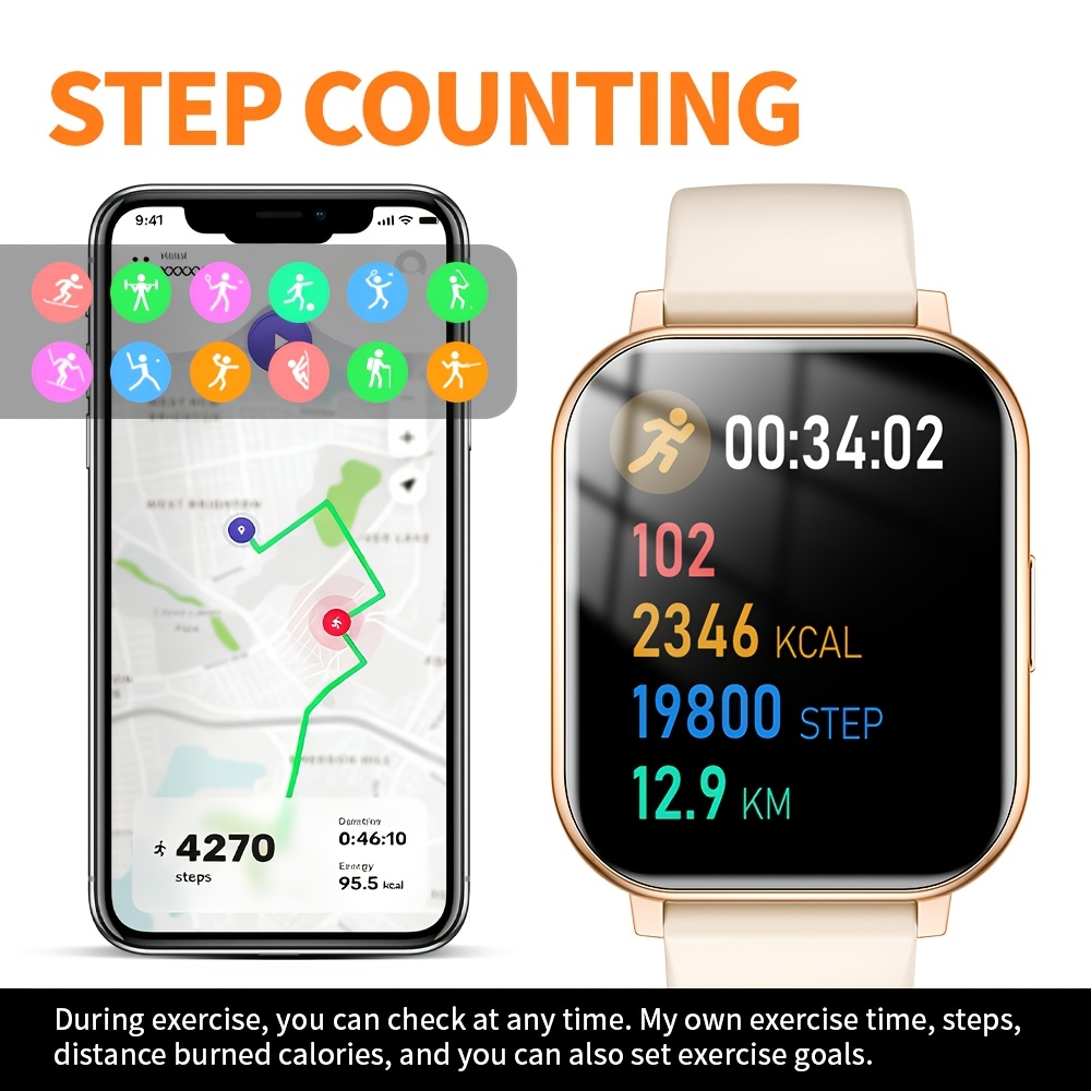 Schermo quadrato HD da 1,83 po - Smartwatch Watches Wallpaper recensione e prezzo