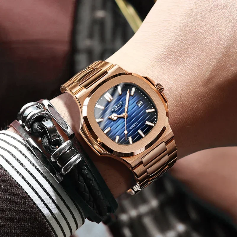 Nuovo Svizzera Uomo Casual Oro - Smartwatch New Watches For Men recensione e prezzo