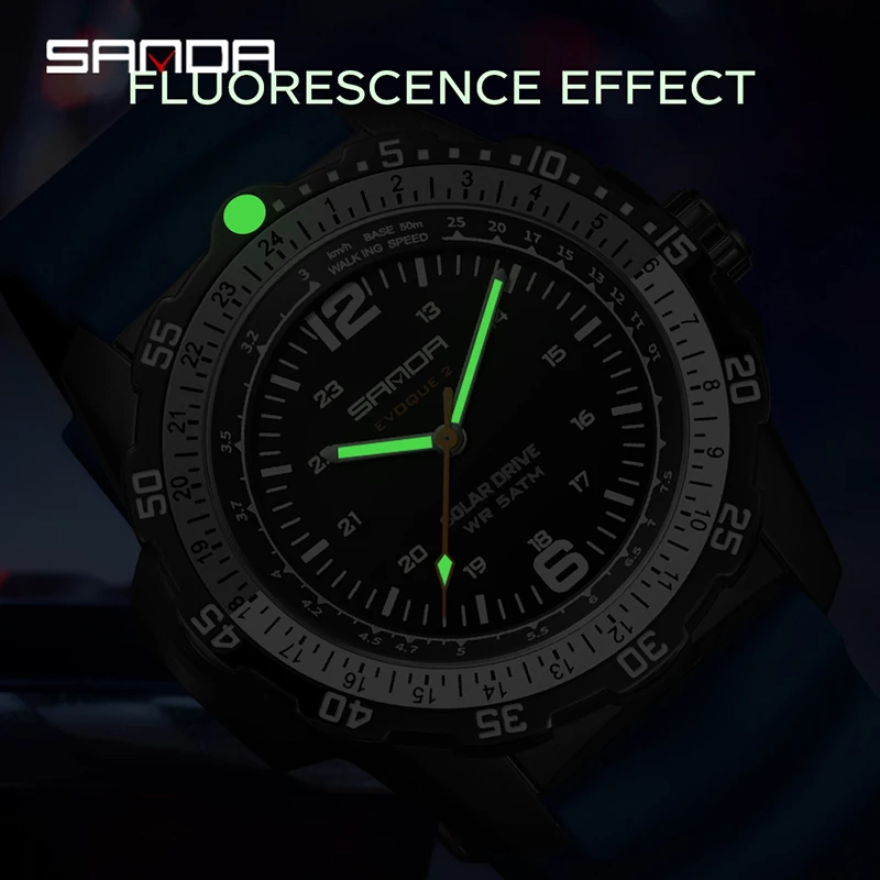 SANDA Nuovo Orologio da Polso  - Solar Powered Watch recensione e prezzo
