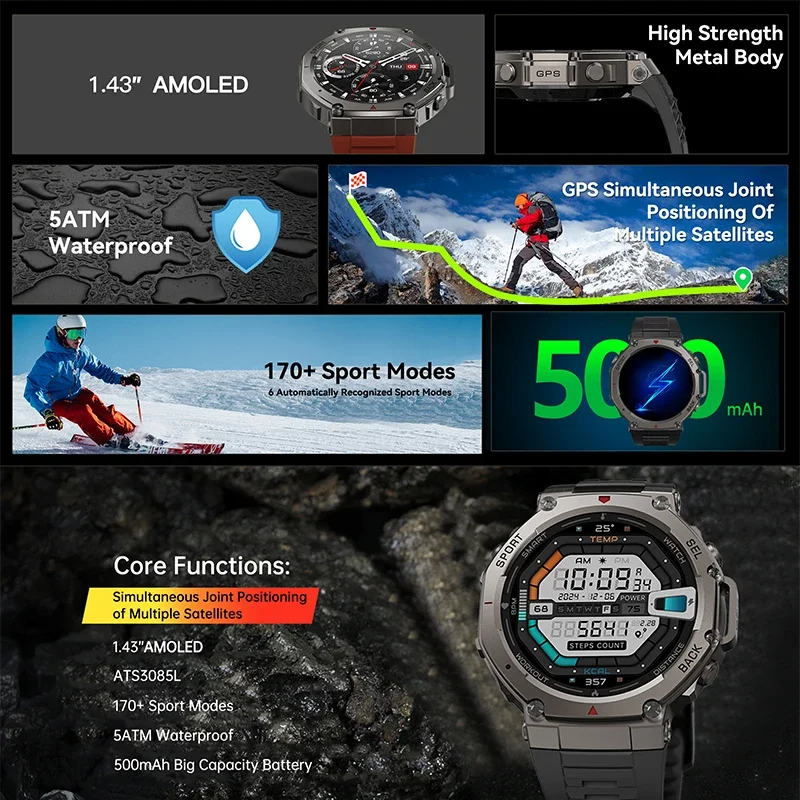 Nuovo Smartwatch Militare DM58 - Smartwatch Military Watches For Men recensione e prezzo