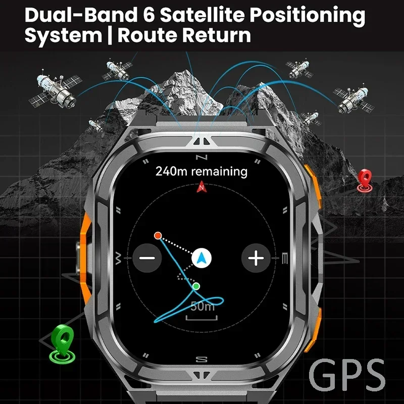 Smartwatch AMOLED di Lusso con - Smartwatch Military Watches For Men recensione e prezzo