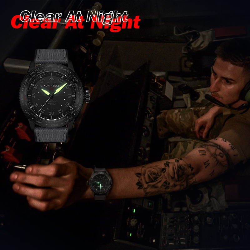 NORTH EDGE MACH Orologio al qu - Solar Powered Watch recensione e prezzo