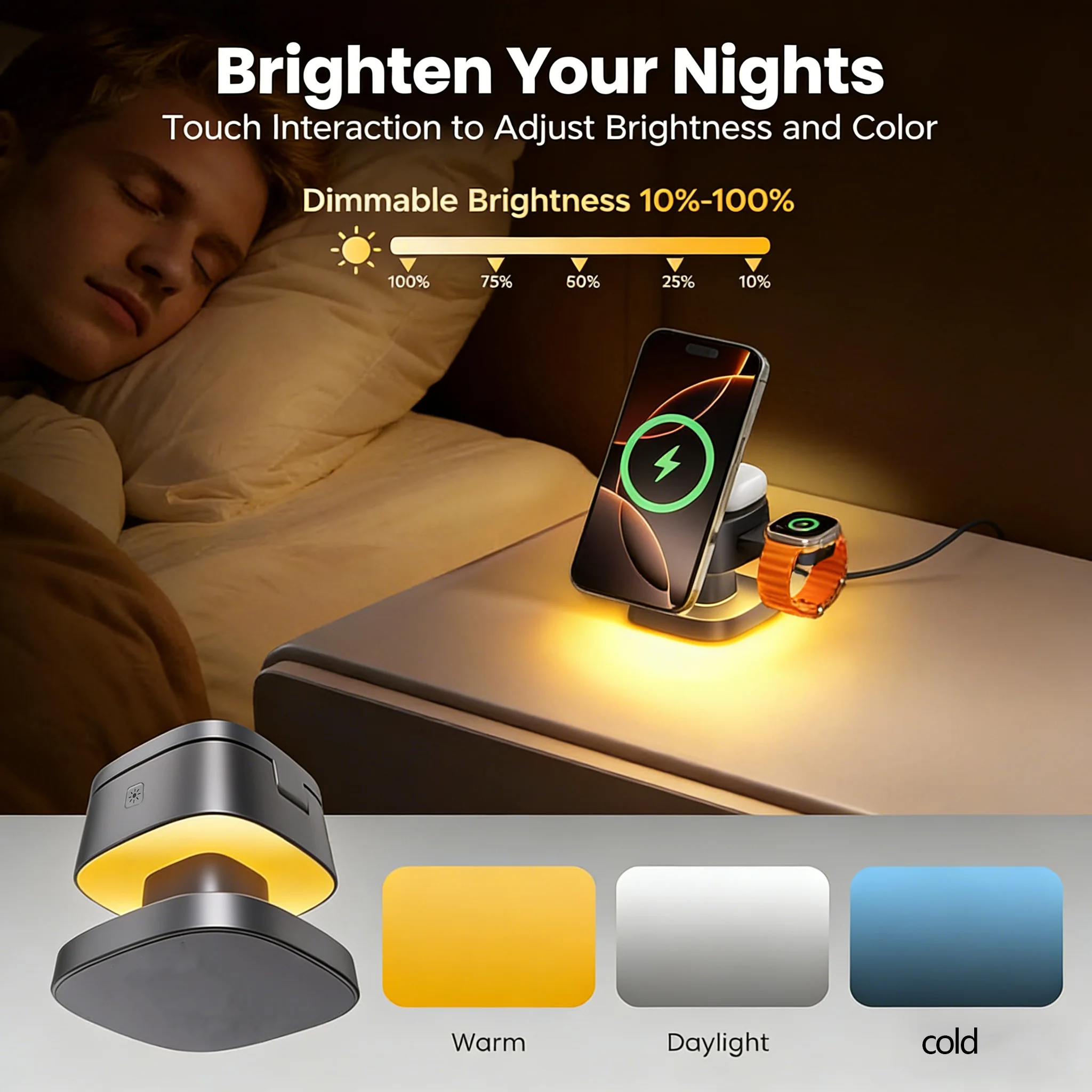 TIMESS Night Light Mashroom Ca - Smartwatch Apple Watch recensione e prezzo