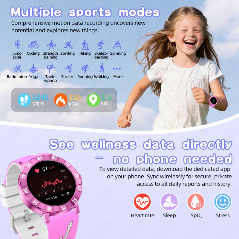 LIGE Smartwatch per Bambini co - Smartwatch Watches Useful Gift For Boys recensione e prezzo