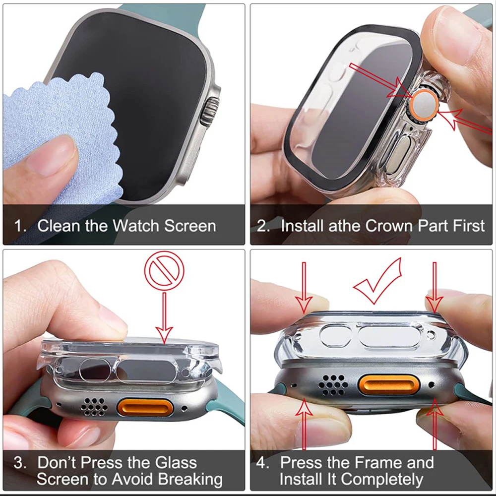 Vetro + custodia per Apple Wat - Smartwatch Luxury Watches recensione e prezzo